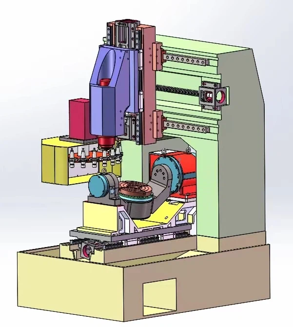 HAK260F5 5 axis cnc machining